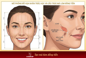 Mô phỏng đồ họa phân tích ma lum dong tien cua dien vien noi tieng thẩm mỹ chuẩn y khoa tại Dr Nguyên Giáp