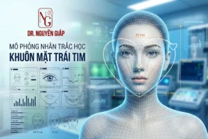 Mô phỏng đồ họa phân tích sao han so huu khuon mat trai tim thẩm mỹ chuẩn y khoa tại Dr Nguyên Giáp