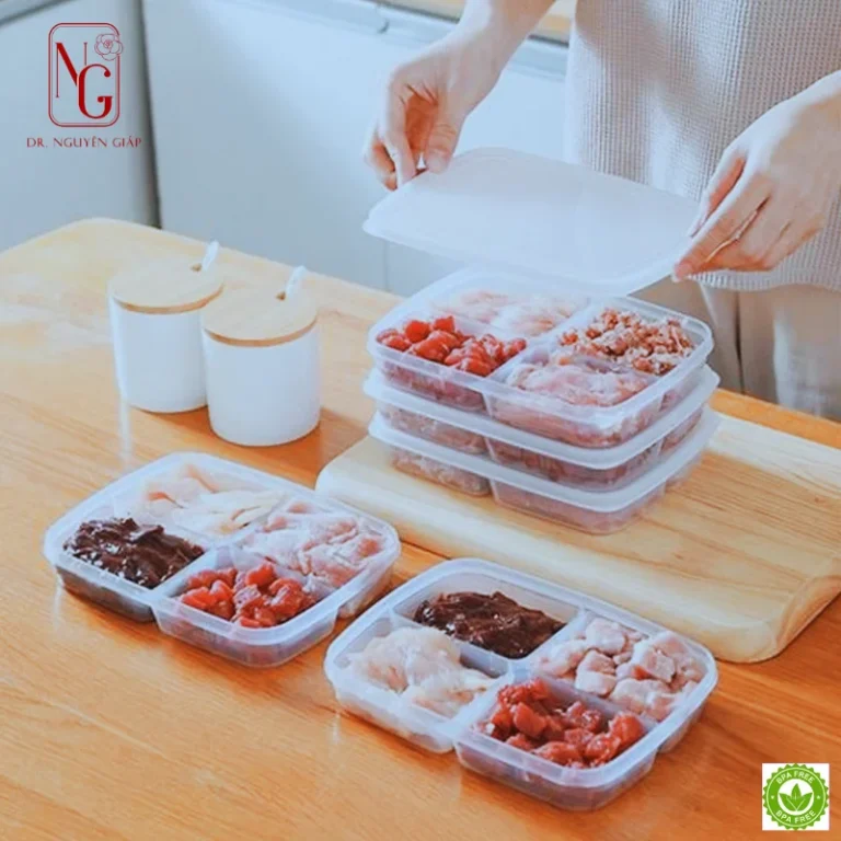 Use food in BPA free plastic containers