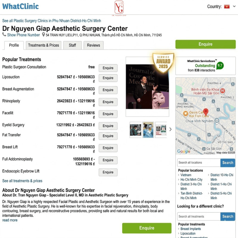 WhatClinic Patient Service Award