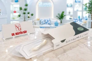Hình ảnh thực tế co nen nang mui bang sun softxil khong chính hãng được cấp phép sử dụng tại Thẩm mỹ Dr Nguyên Giáp