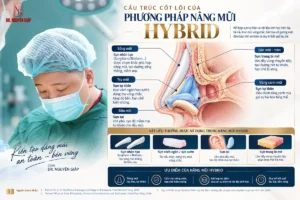 Sơ đồ cấu trúc y khoa mô phỏng cau truc cot loi cua mot he thong phong mo hybrid thực hiện bởi Dr Nguyên Giáp