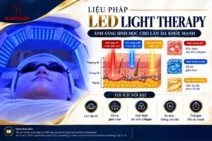 Sơ đồ cấu trúc y khoa mô phỏng co che hoat dong cua anh sang sinh hoc tren da thực hiện bởi Dr Nguyên Giáp